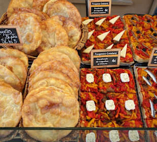 Impressionen vom Wochenmarkt in Argelès-Village