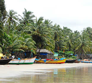 Palolem Beach podczas przypływu