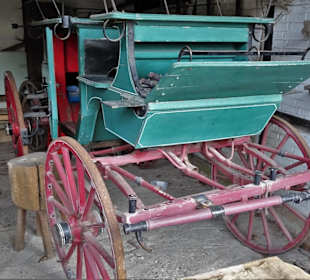 Blick in eine Remise des Freilichtmuseums