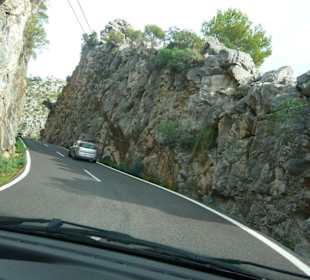 Auf dem Weg nach Sa Calobra