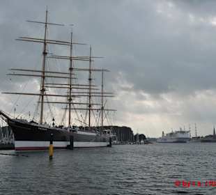 Die Passat vom anderen Ufer aus gesehen