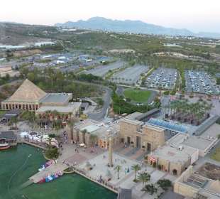 Parkeingang von oben