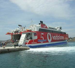 Speedboat Santorini-Mykonos