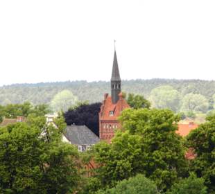 Blick aus dem Cafe auf Dömitz