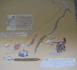 Wandgemälde im Casa Colon