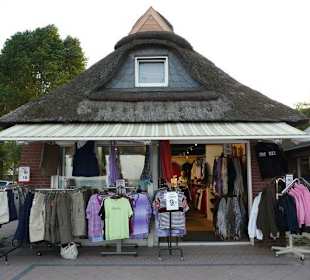 Shops and Restaurants at Sea Front in Dahme