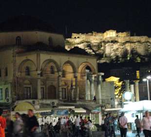 Moschee vor Akropolis