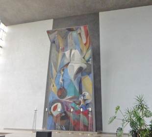 Schweinfurt Oberndorf: die Kirche St. Josef