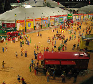 Zirkusausstellung im Ringling Museum in Sarasota