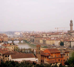 Blick auf  Florenz