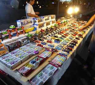 Stand mit Modellautos