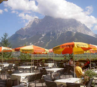 Blick vom Cafe Simon a.d. Zugspitze
