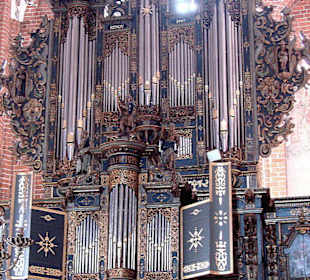 Die gewaltige Orgel der Marienkirche