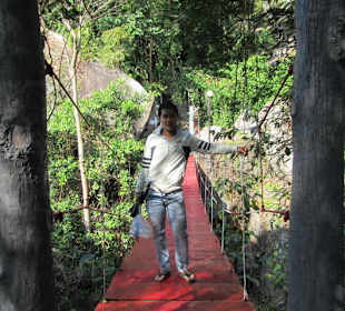  Foot bridge on mountain