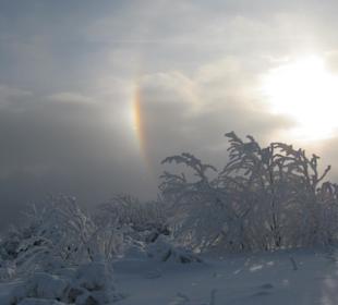 Winterimpressionen auf dem Fichtelberg