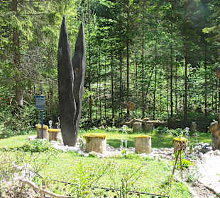 Netter Platz am Eingang