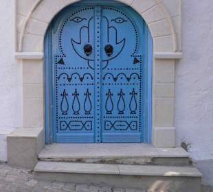 Sidi-bou-saïd porte typique