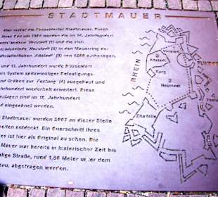 Geschichte der Stadtmauer und Zeichnung Gesamt