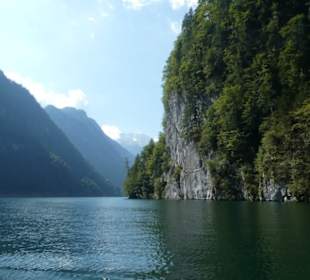 Schöne Schifffahrt über den Königssee