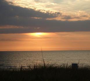 Strand mit Sonnenuntergang in Zandvoort
