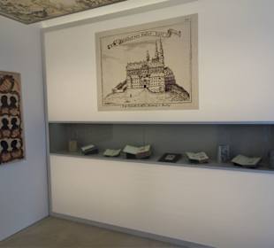 In den Museumsräumen im Kloster Banz