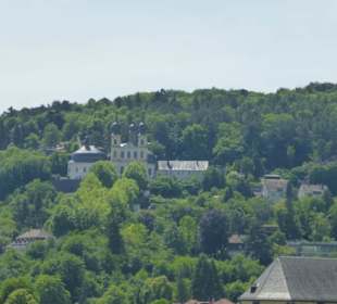 Blick von der Dachterrasse zum Käppele