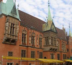 Rathaus Breslau mit sehenswertem Gewölbe