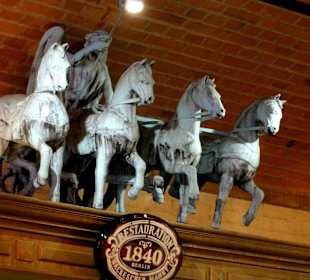 Dekoration unter der Gwölbedecke