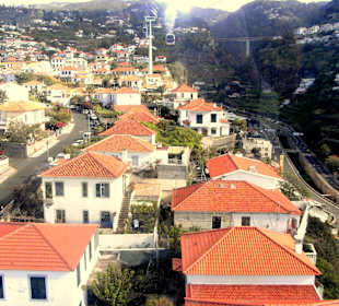 Seilbahn hinauf zum Tropischen Garten