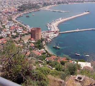 Aussicht von der Burg in Alanya