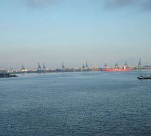 Teilansicht des Hafens