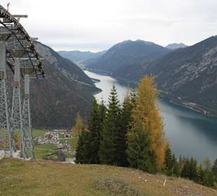 Blick auf Pertisau von Karwendelstation