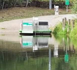 Dorsten Hardt Uferseite Fähre liegt gegenüber
