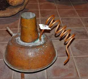 Weinverarbeitung im Museo Etnografico