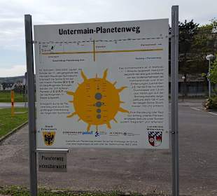 Schild Planetenweg