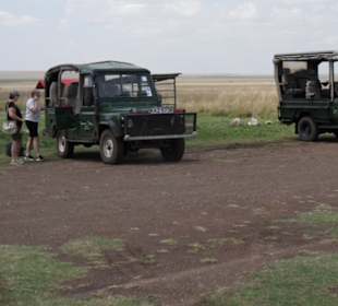 Empfang in der Masai Mara