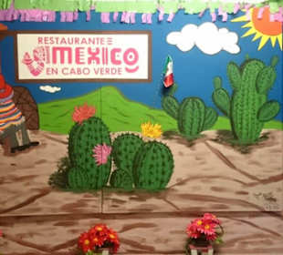 Farbenfrohe Dekoration