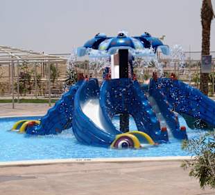 Wasserpark mit 46 Rutschen im Makadi Resort