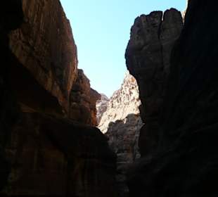 Blick aus der Schlucht