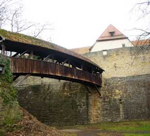 Holzbrücke an der Bastei