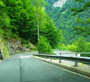 Etwas von der Abfahrt bzw. Steigung