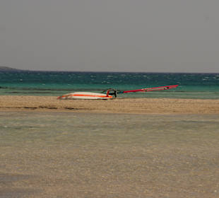Sandbänke in der Lagune