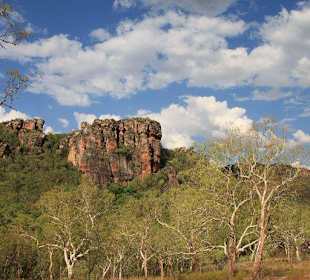 Blick zum Nourlangie Rock