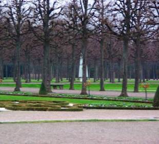 Der Schlossgarten im Winter