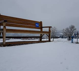 Die Wanderbank Allgäu bei Mittelberg