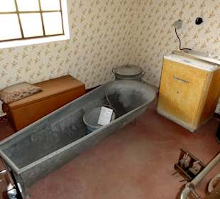 Badewanne eines Bauernhofes