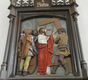 In der Kirche Mariä Himmelfahrt in Partenkirchen