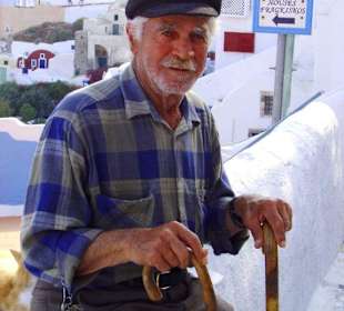 Die herzlichen Menschen von Oia