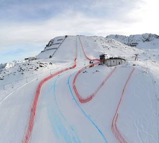 Die Weltcupstrecke in Zauchensee