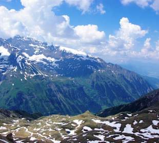 Oben auf der Edelweißspitze Rundumsicht